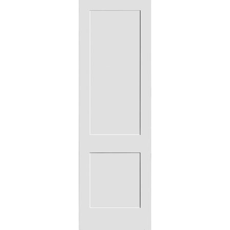 TRIMLITE 24" x 96" Primed 2-Panel Interior Shaker Slab Door 2080pri8402